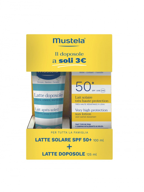 Bipack doposole e solare 100ml Mustela