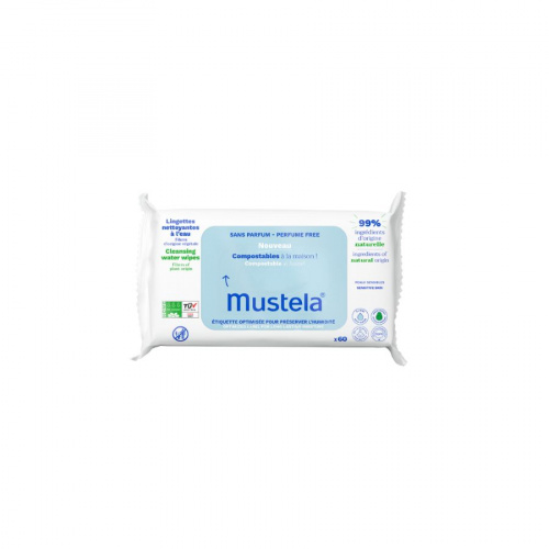 Salviette senza profumo 60pz mustela