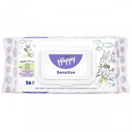 Salviette Happy 56pz