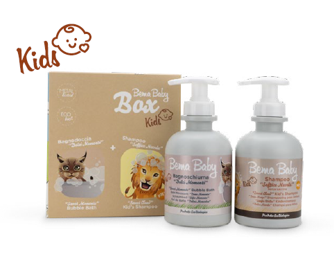 Box Bagnoschiuma e Shampoo Bema Kids