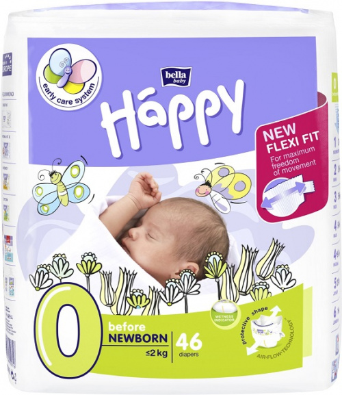 Happy newborn