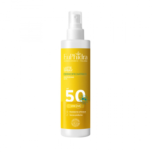 Latte solare spray dermopediatrico 50+ 200ml